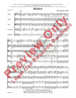 Rejoice! - Hopkins - String Orchestra - Gr. 2