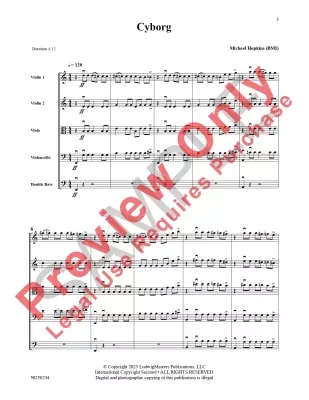 Cyborg - Hopkins - String Orchestra - Gr. 4