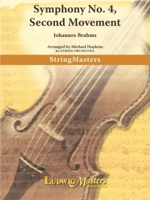 LudwigMasters Publications - Symphony No. 4, Second Movement - Brahms/Hopkins - String Orchestra - Gr. 4
