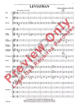 Leviathan - Barber - Concert Band - Gr. 1