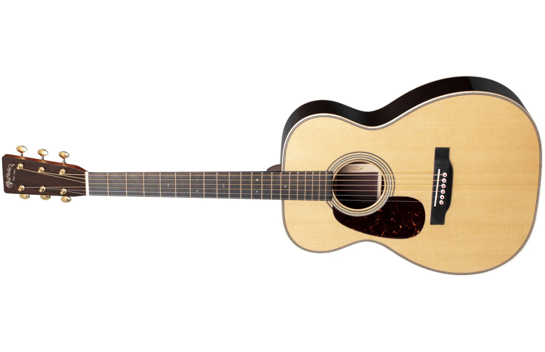 00-28 Modern Deluxe Spruce/East Indian Rosewood Acoustic Guitar with Case (Left Handed)