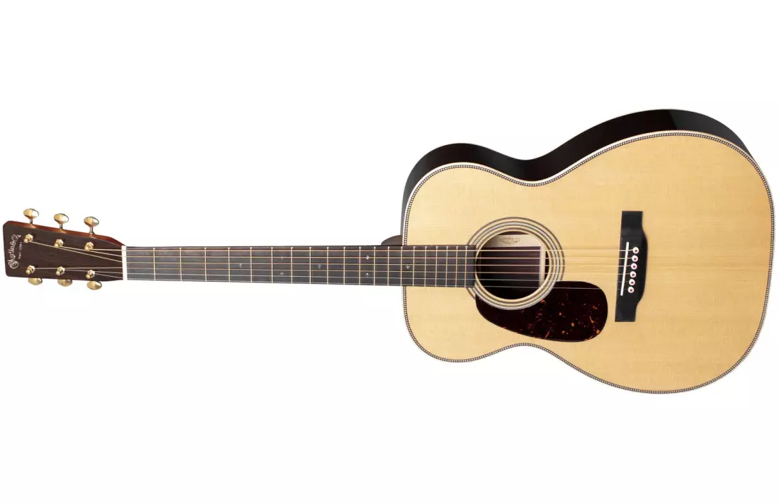 00-28 Modern Deluxe Spruce/East Indian Rosewood Acoustic Guitar with Case (Left Handed)