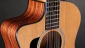 254ce Plus Grand Auditorium Rosewood/Spruce 12-String Acoustic-Electric Guitar with Gigbag - Left Handed