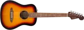 Fender - California Standard Redondo Mini Acoustic Guitar with Gigbag - 3-Color Sunburst Fender - California Standard Redondo Mini Acoustic Guitar with Gigbag - 3-Color Sunburst