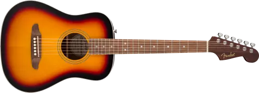 Fender - California Standard Redondo Mini Acoustic Guitar with Gigbag - 3-Color Sunburst