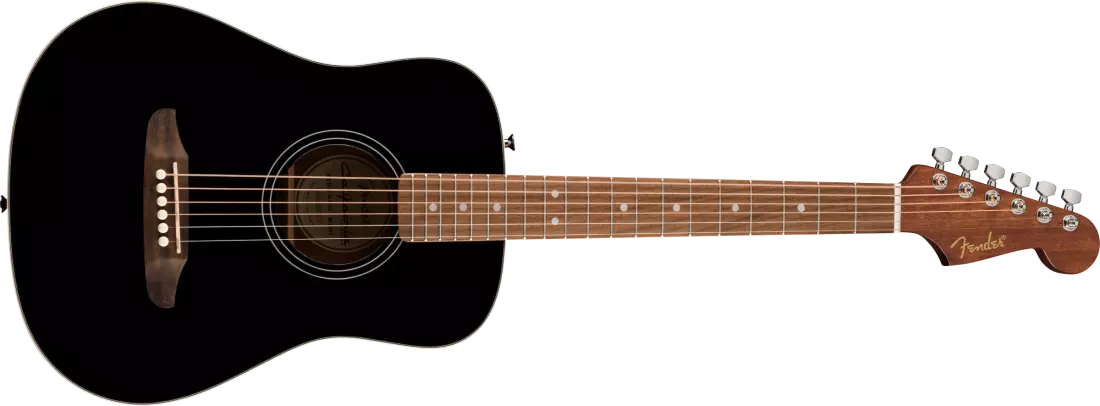 California Standard Redondo Mini Acoustic Guitar with Gigbag - Black