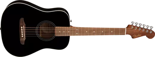 California Standard Redondo Mini Acoustic Guitar with Gigbag - Black