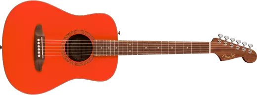 Fender - California Standard Redondo Mini Acoustic Guitar with Gigbag - Fiesta Red