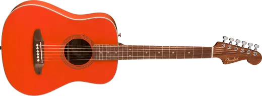 California Standard Redondo Mini Acoustic Guitar with Gigbag - Fiesta Red