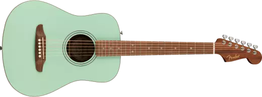 Fender - California Standard Redondo Mini Acoustic Guitar with Gigbag - Surf Green