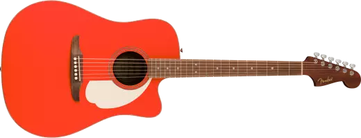 Fender - California Standard Redondo CE Acoustic/Electric Guitar - Fiesta Red