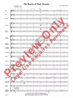 The Beauty of Their Dreams - White - Concert Band - Gr. 1.5