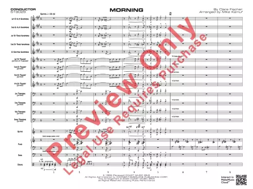 Morning - Fischer/Kamuf - Jazz Ensemble - Gr. 3.5
