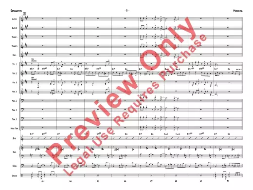 Morning - Fischer/Kamuf - Jazz Ensemble - Gr. 3.5