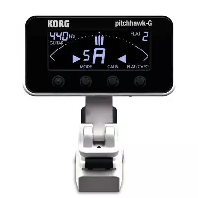 Pitchhawk Chromatic Clip On Tuner White