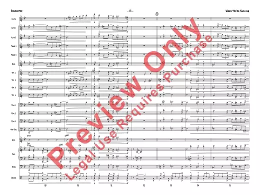 When You\'re Smiling - Shay/Fisher/Goodwin/Dana - Jazz Ensemble - Gr. 2.5
