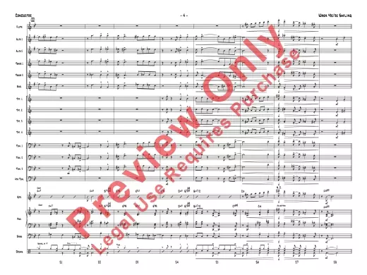 When You\'re Smiling - Shay/Fisher/Goodwin/Dana - Jazz Ensemble - Gr. 2.5