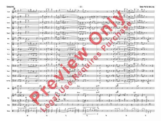 When You\'re Smiling - Shay/Fisher/Goodwin/Dana - Jazz Ensemble - Gr. 2.5