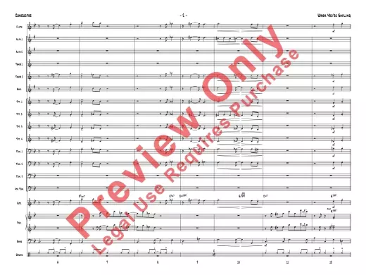 When You\'re Smiling - Shay/Fisher/Goodwin/Dana - Jazz Ensemble - Gr. 2.5