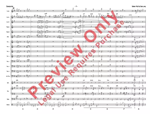 When You\'re Smiling - Shay/Fisher/Goodwin/Dana - Jazz Ensemble - Gr. 2.5
