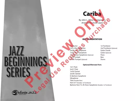 Cariba - Montgomery/Lopez - Jazz Ensemble - Gr. 1