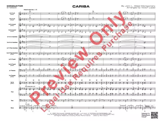 Cariba - Montgomery/Lopez - Jazz Ensemble - Gr. 1