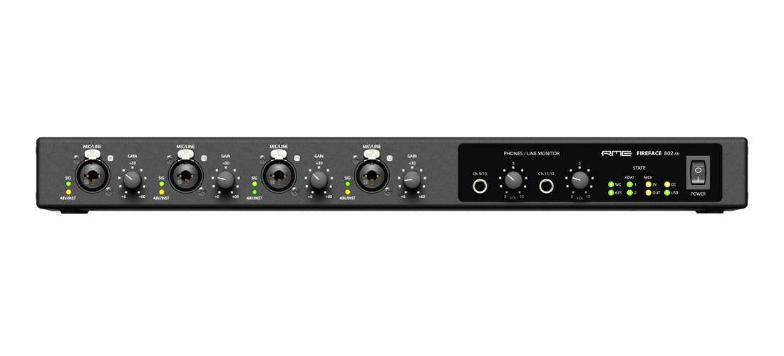 Fireface 802 FS AE 60-Channel USB Audio Interface