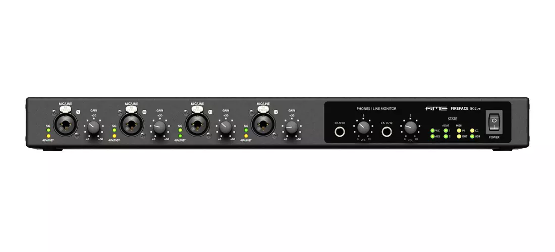 Fireface 802 FS AE 60-Channel USB Audio Interface