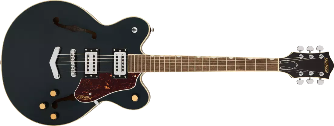 G2622 Streamliner Center Block Double-Cut with V-Stoptail, Laurel Fingerboard - BroadTron BT-3S Pickups - Midnight Sapphire