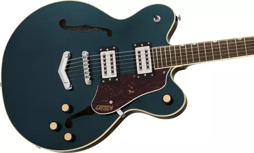 G2622 Streamliner Center Block Double-Cut with V-Stoptail, Laurel Fingerboard - BroadTron BT-3S Pickups - Midnight Sapphire