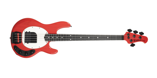 Ernie Ball Music Man - Tim Commerford Signature Active Bass with Case - Caliper Red