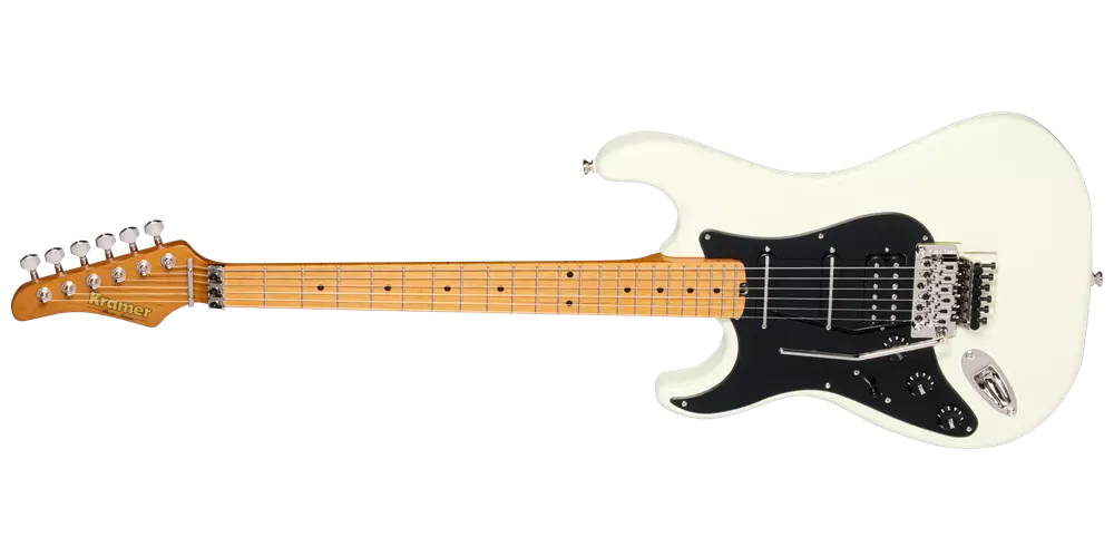 Pacer Deluxe Electric Guitar with Gigbag - Classic White (Left Handed)