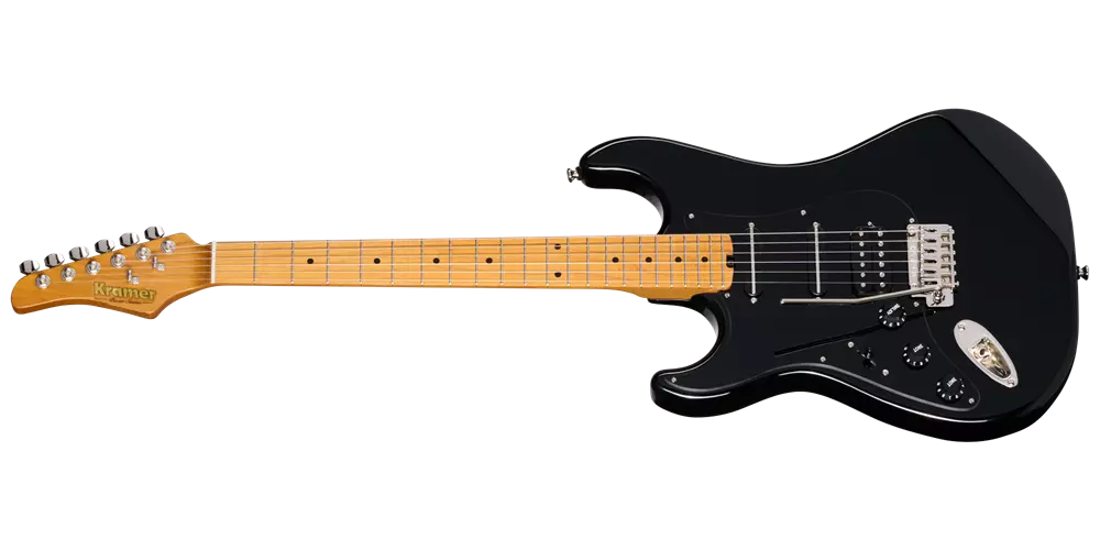 Pacer Deluxe GT Electric Guitar with Gigbag - Intruder Black (Left Handed)