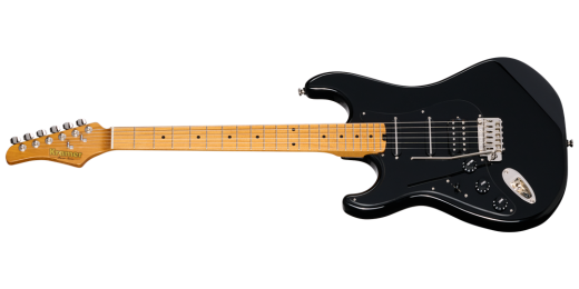 Kramer - Pacer Deluxe GT Electric Guitar with Gigbag - Intruder Black (Left Handed)