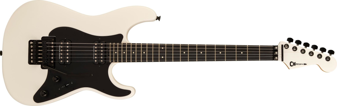 Pro-Mod Plus So-Cal SC1 Style 1 HH FR EB, Ebony Fingerboard - Snow White