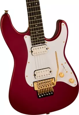 Pro-Mod Plus So-Cal SC1 Style 1 HH FR EB, Ebony Fingerboard - Candy Apple Red