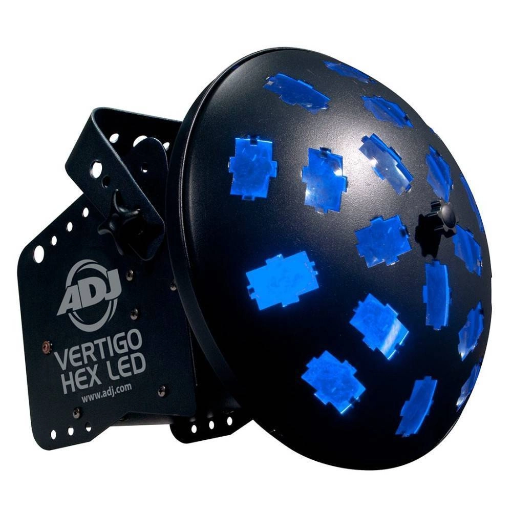 Vertigo Hex LED 12W 6-in-1 RGBCAW Moving/Strobe Light