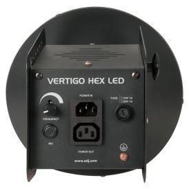Vertigo Hex LED 12W 6-in-1 RGBCAW Moving/Strobe Light