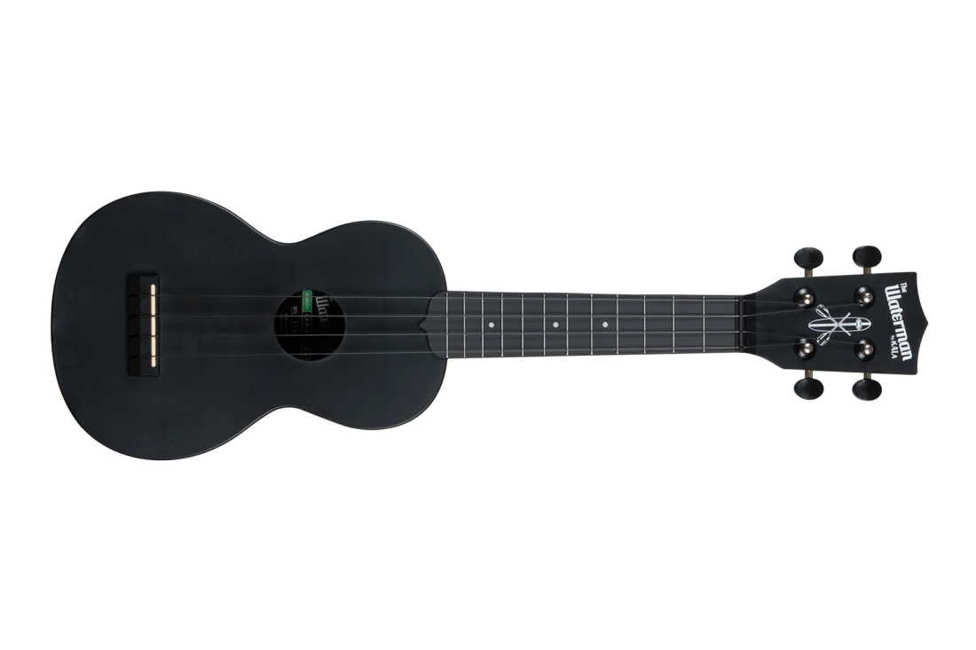Recycled Waterman Soprano Ukulele - Black Sand