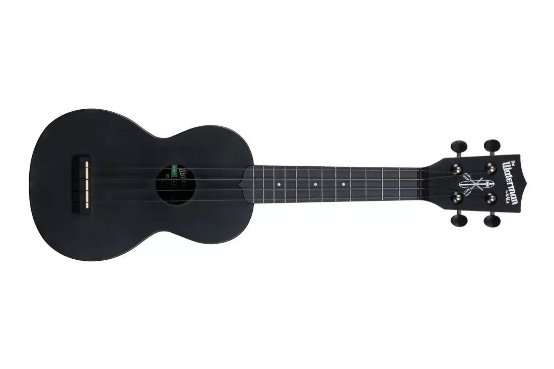 Recycled Waterman Soprano Ukulele - Black Sand