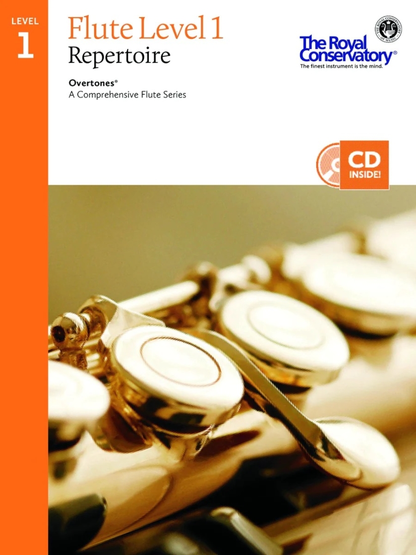 Overtones Flute Repertoire 1 - Book/CD