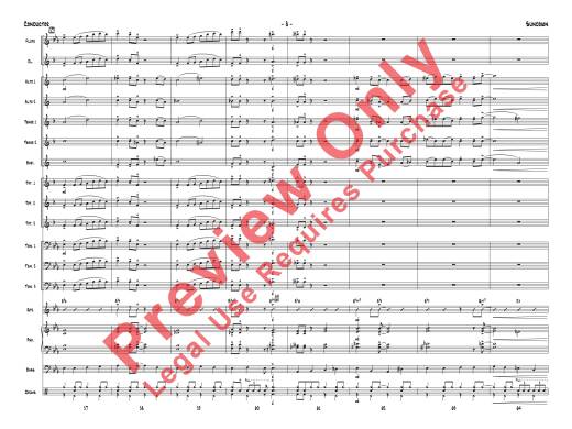 Sundown - Montgomery/White - Jazz Ensemble - Gr. 1.5