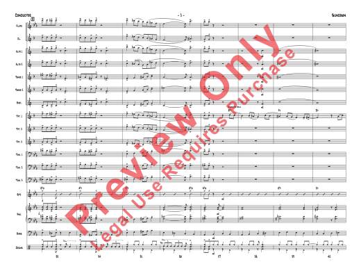 Sundown - Montgomery/White - Jazz Ensemble - Gr. 1.5