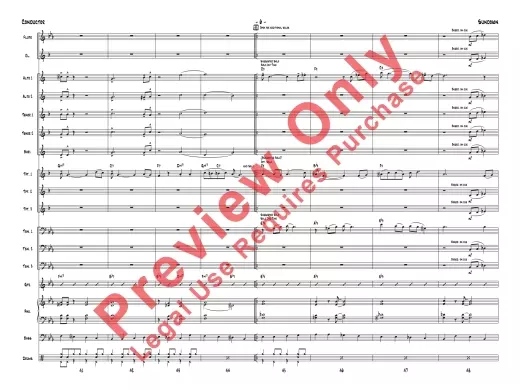 Sundown - Montgomery/White - Jazz Ensemble - Gr. 1.5