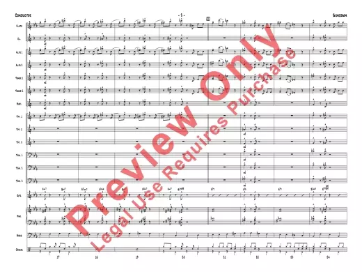 Sundown - Montgomery/White - Jazz Ensemble - Gr. 1.5