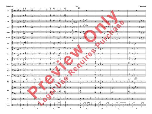 Sundown - Montgomery/White - Jazz Ensemble - Gr. 1.5