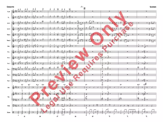 Sundown - Montgomery/White - Jazz Ensemble - Gr. 1.5