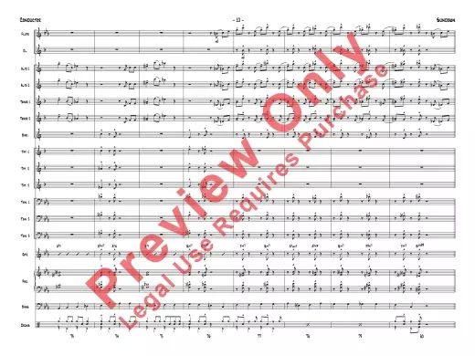 Sundown - Montgomery/White - Jazz Ensemble - Gr. 1.5