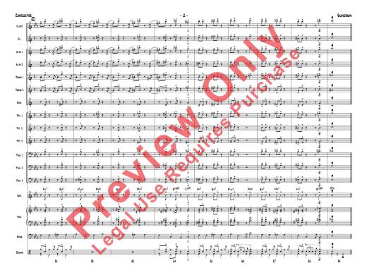 Sundown - Montgomery/White - Jazz Ensemble - Gr. 1.5