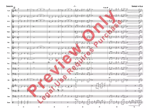 Rhapsody in Blue - Gershwin/Story - Jazz Ensemble - Gr. 1